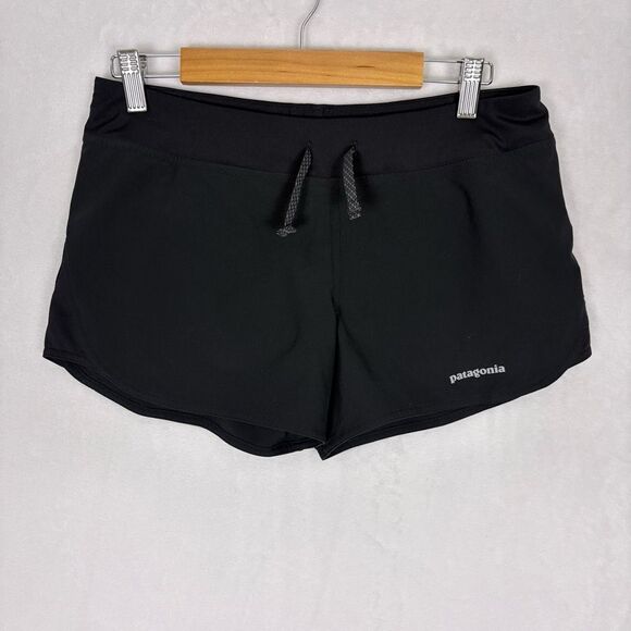 Patagonia Black Athletic Shorts w/ Built in Liner Size XS - Picture 1 of 12